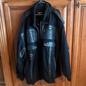 Vintage Pellepelle jacket with some leather.
